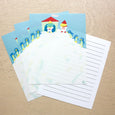 Lemon Lime and Penguins Letter Writing Set With Envelope - Tada Reiko