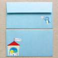Lemon Lime and Penguins Letter Writing Set With Envelope - Tada Reiko