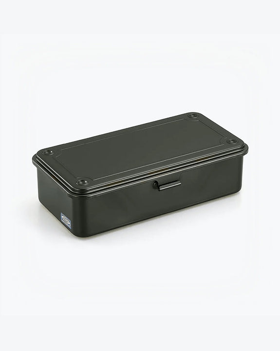 Toyo - Trunk Shape Steel Stackable Toolbox T-190 - Military Green