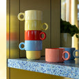 &Klevering - Mug Chiquito - blue large set of 2