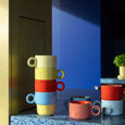 &Klevering - Mug Chiquito - blue large set of 2