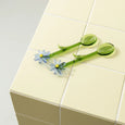 &Klevering - Flora Blue Spoon set of 2