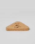 Wrap - Cork Trivet - Triangle Face