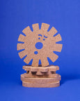 Wrap - Cork Trivet - Sun Face