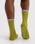 Baggu - Ribbed Sock - Olive Mix