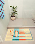 Dusen Dusen - House Stripe Bath Mat - Concrete