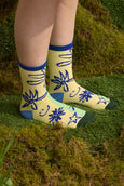 Wolf & Mishka - Colourblock Ribbed Sock – Bloom