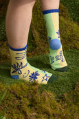 Wolf & Mishka - Colourblock Ribbed Sock – Bloom