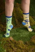 Wolf & Mishka - Colourblock Ribbed Sock – Bloom
