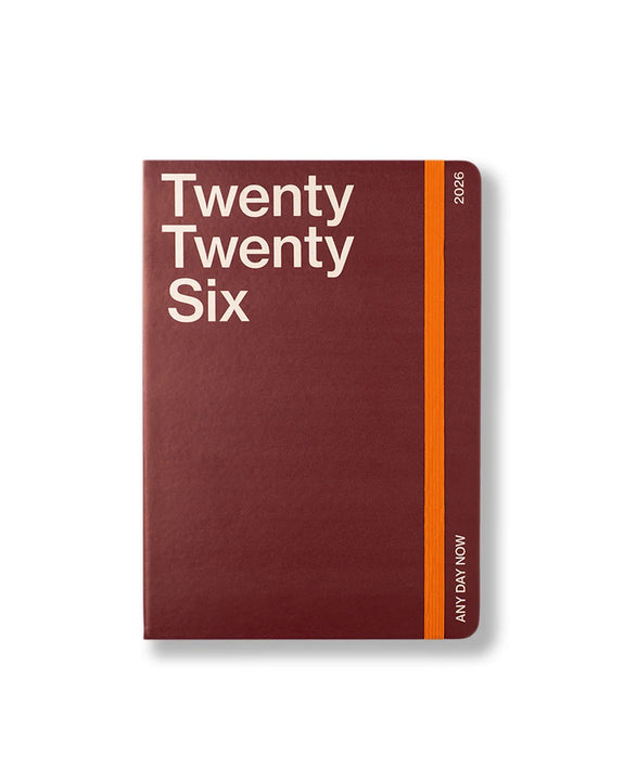 Any Day Now - 2026 Weekly Diary - Achiever - Plum