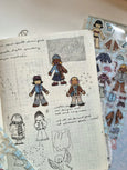 Rochelle Oh - 'Winter Dress Up' Sticker Sheet