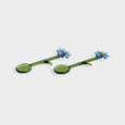 &Klevering - Flora Blue Spoon set of 2