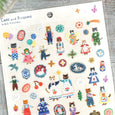 Cats and Buttons Stickers - Aiko Fukawa