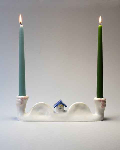 Laura Garcia - Candelabro Casa Blue