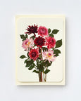 Canonbury Press - Garden Dahlias Greeting Card