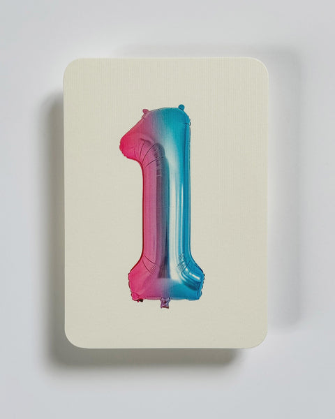 Canonbury Press - Birthday Balloon No.1 Greeting Card
