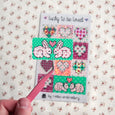 Rodeo Embroidery - Glitter Vinyl Sticker Sheet - Lucky To Be Loved