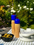 Maegen - Salt & Pepper Grinder - Navy & Red Medium