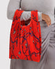 Baggu - Pleated Baggu - Red Snapdragon