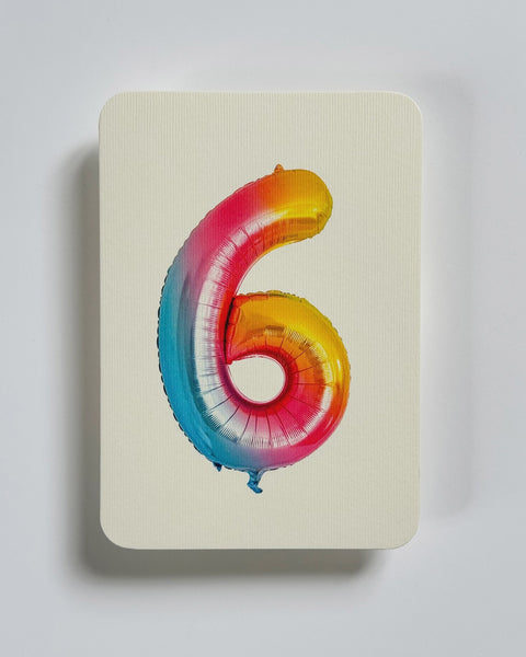 Canonbury Press - Birthday Balloon No.6 Greeting Card
