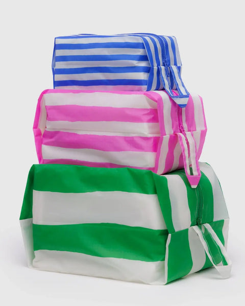 Baggu - 3D Zip Set - Painted Stripe
