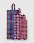 Baggu - 3D Zip Set - Check Mix