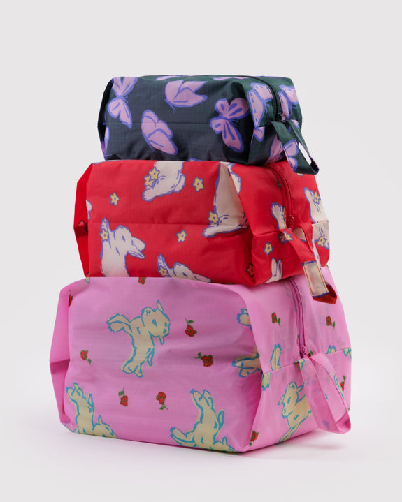 Baggu - 3D Zip Set - Spring Animals