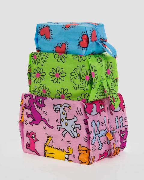 Baggu - 3D Zip Set - Keith Haring