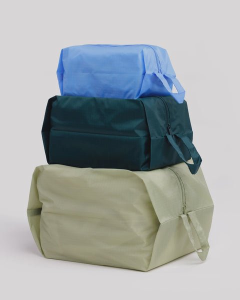 Baggu - 3D Zip Set - Lagoon Mix