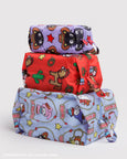 Baggu - 3D Zip Set - Hello Kitty & Friends Western
