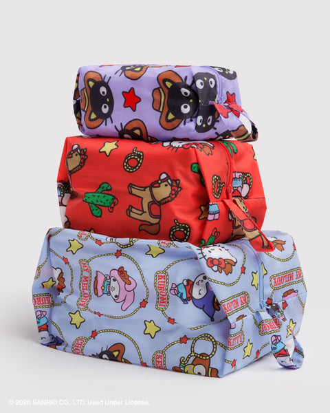 Baggu - 3D Zip Set - Hello Kitty & Friends Western