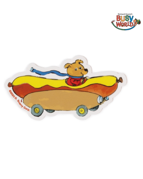 Three Potato Four X Richard Scarry® - Hotdog Car Magnet