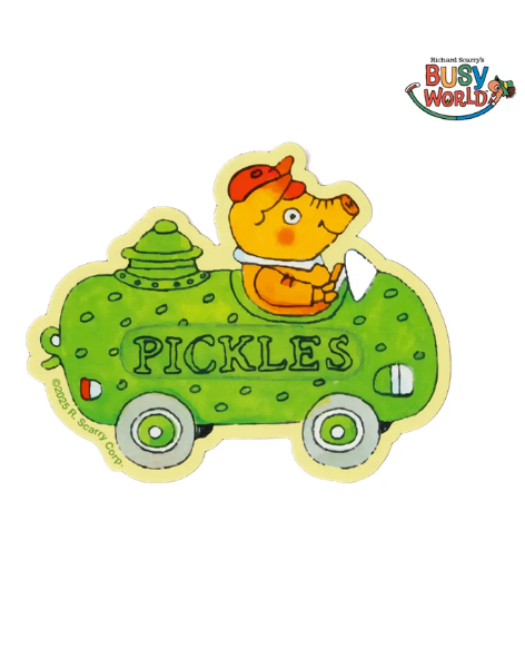 Three Potato Four X Richard Scarry® - Pickle Car Magnet