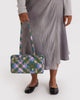Baggu - Nylon Bowler Bag - Green Star Plaid *PRE-BOOK dispatch after Oct 16th *