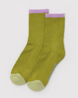 Baggu - Ribbed Sock - Olive Mix