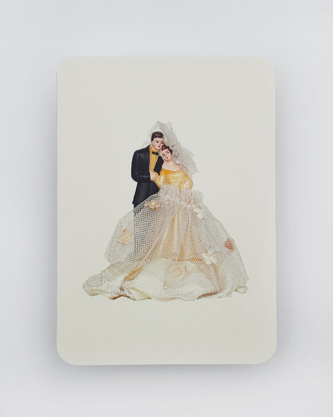 Canonbury Press - Wedding Cake Topper No.1 Greeting Card