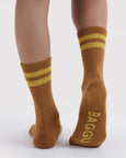 Baggu - Ribbed Sock - Toffee Stripe