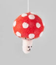 Wrap - Hanging Felt Ornament - Mushroom