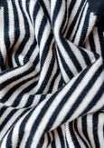 TBCo - Merino Triangle Scarf - Black Stripe