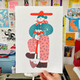 YUK FUN - Riso Print - Digging