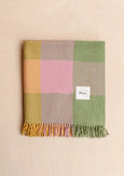 TBCo - Recycled Wool Blanket - Green Bold Check