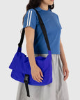 Baggu - Nylon Messenger Bag - Lapis