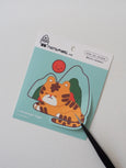 Natamori - Mountain Tiger - Kiss Cut Vinyl Sticker