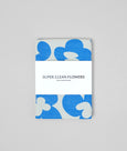 Wrap - Tea Towel - Super Clean Flowers Blue/White