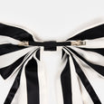 Chunks - Silk Bow Barrette in Stripes