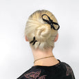 Chunks - Bow Hairpin in Black - Large