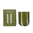 Maegen - Atina Glassware - Olive & White