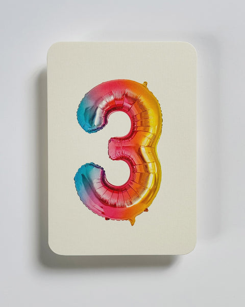 Canonbury Press - Birthday Balloon No.3 Greeting Card