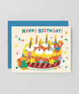 Wrap - Greetings Card - Cake & Candles