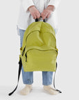 Baggu - Large Nylon Backpack - Lemongrass